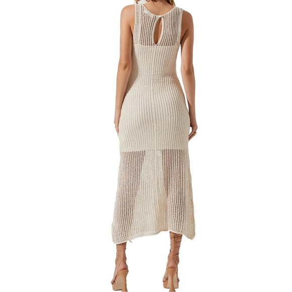 ASTR NWT Palmer Crochet Column Midi Dress - Picture 2 of 7